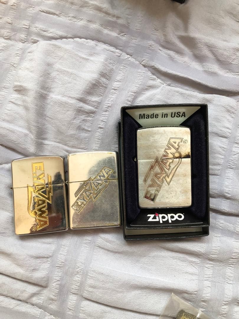 矢沢永吉 オリジナルグッズまとめ売り ジッポ ライター ピンバッジ