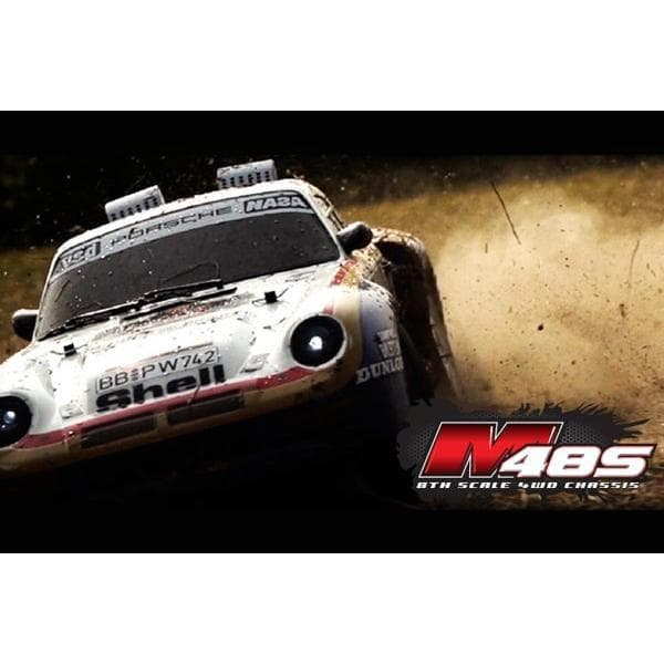 ポルシェ959 電動RCカー 1/8 4WD M48S