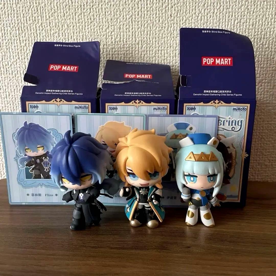 原神 POPMART フィギュア フリンズ　ファルカ　イネファ 公式正規品 1個入り フィギュア 原神 嘉年相聚 フリンズ ドゥリン 少女