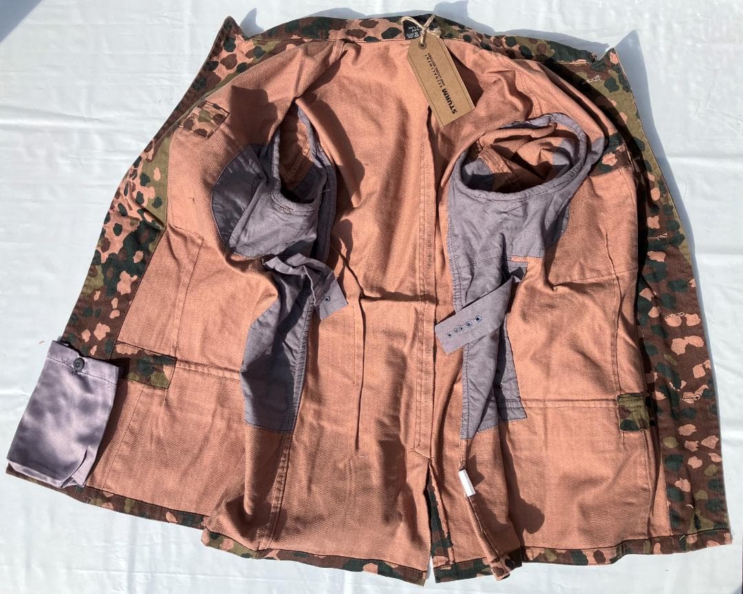 WW2ドイツ軍独StrumM44ドット迷彩上着レプリカG52