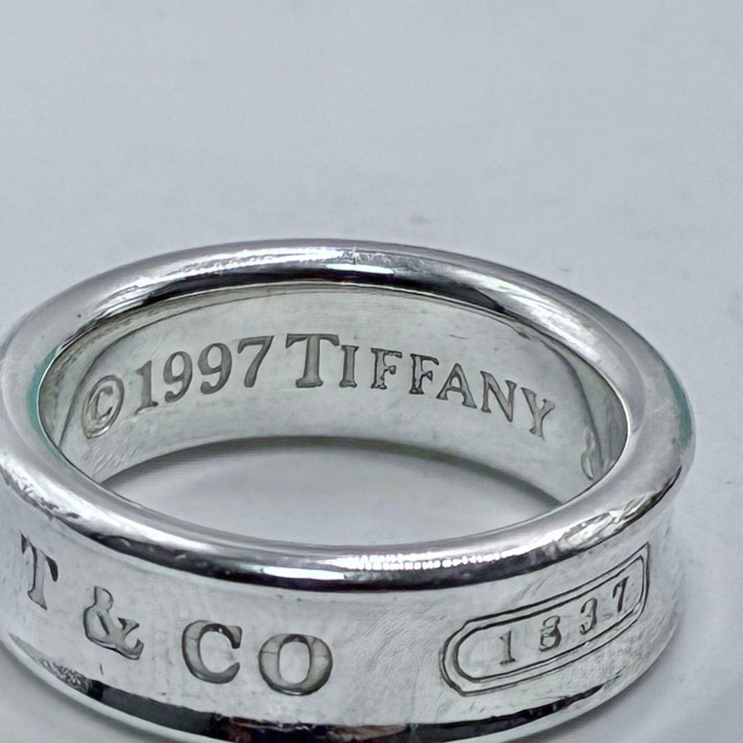 【極美品】ティファニー　13号　ナロー　リング　1837　シルバー