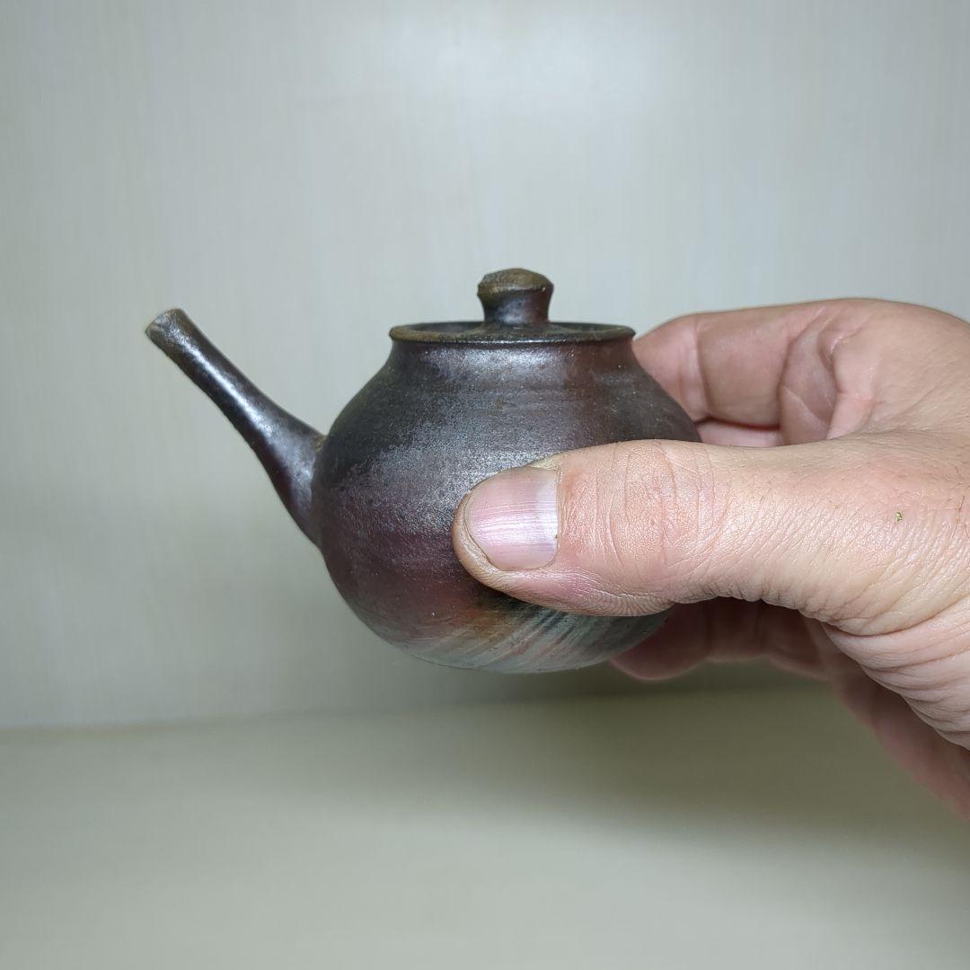 備前焼 作家物 東流 窯変 手造り 宝瓶1個 急須1個 煎茶器 - メルカリ
