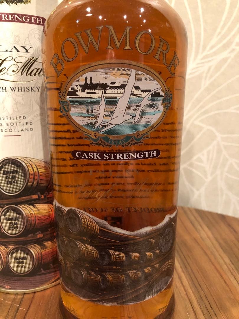 古酒 ボウモア カスクストレングス ('90年代のオールドボトル)