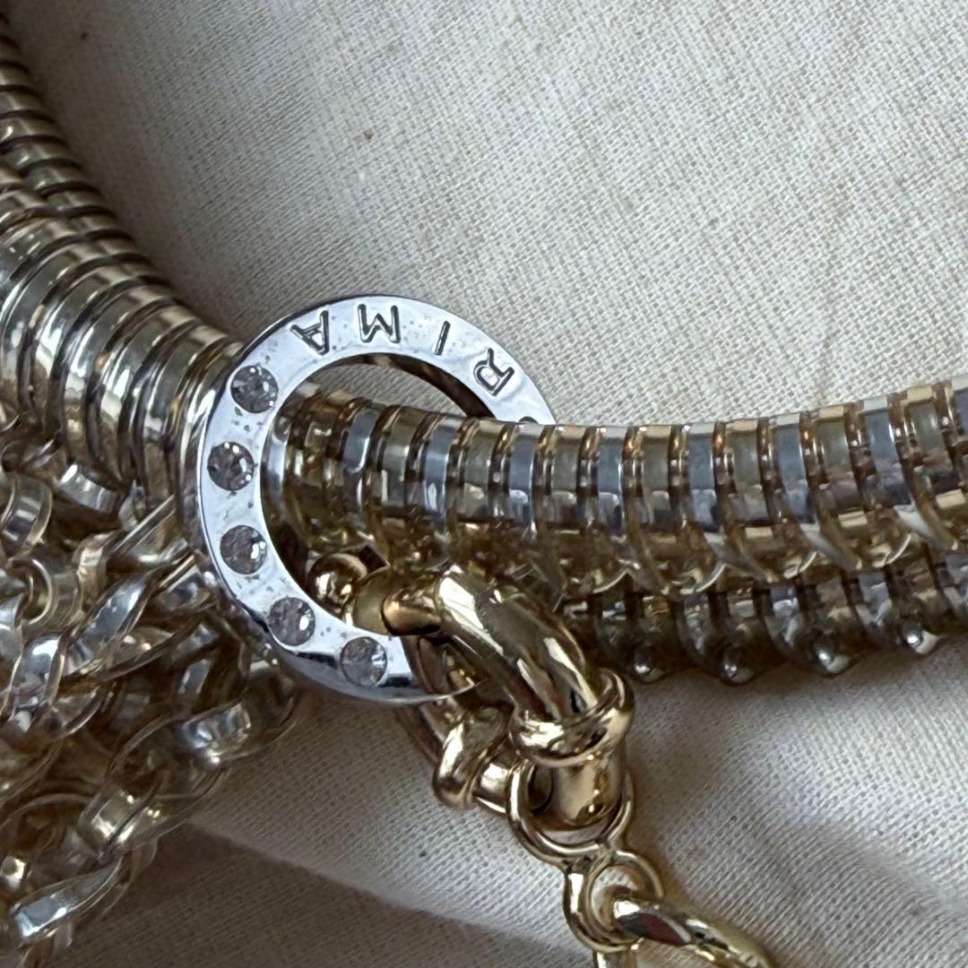 【お値下げ】極美品✨アンテプリマ ワイヤーバッグ ゴールド チャーム•ミニポーチ