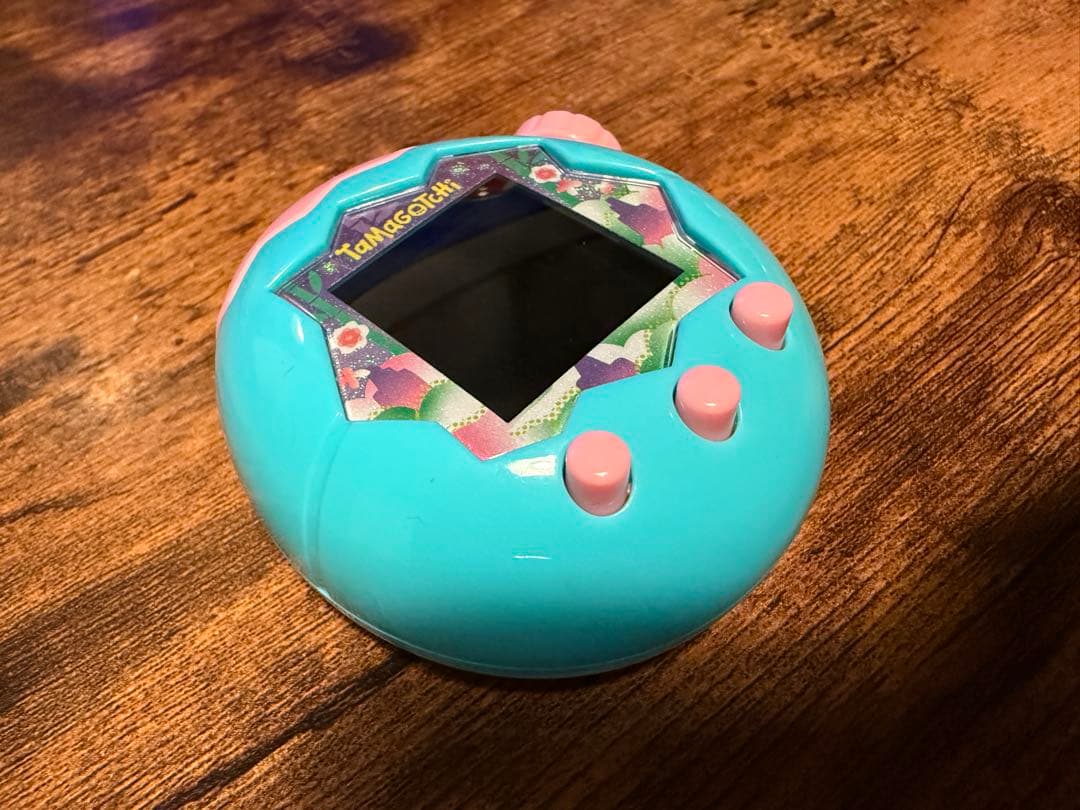 【美品】たまごっちパラダイス ジェイドフォレスト パープルスカイ 保護フィルム付