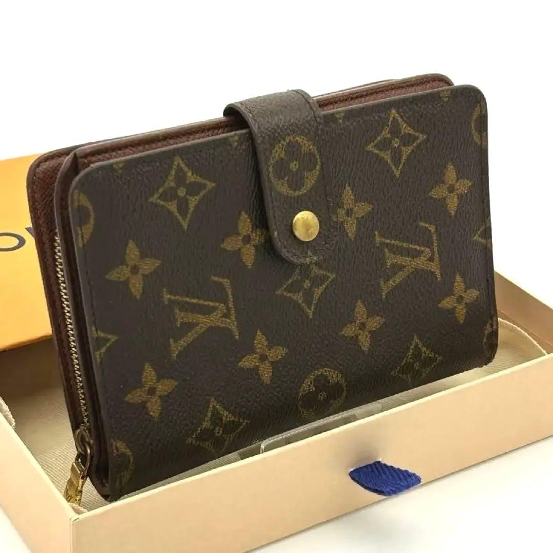 ルイヴィトン モノグラム ポルトパピエジップ 折り財布 箱＆保存袋付き