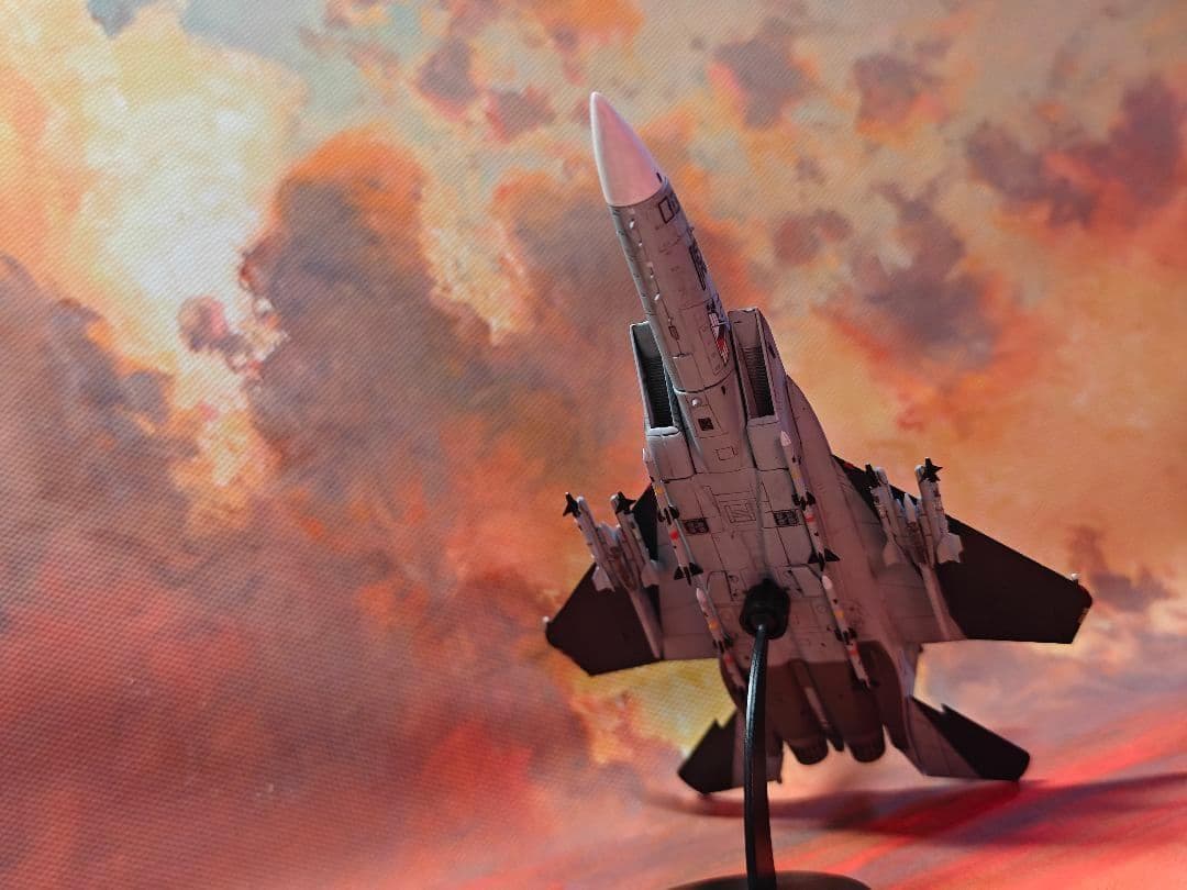 1/144 電飾改造 完成品 F-15c PLSL付き サイファー 円卓の鬼神