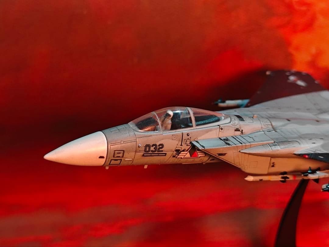 1/144 電飾改造 完成品 F-15c PLSL付き サイファー 円卓の鬼神