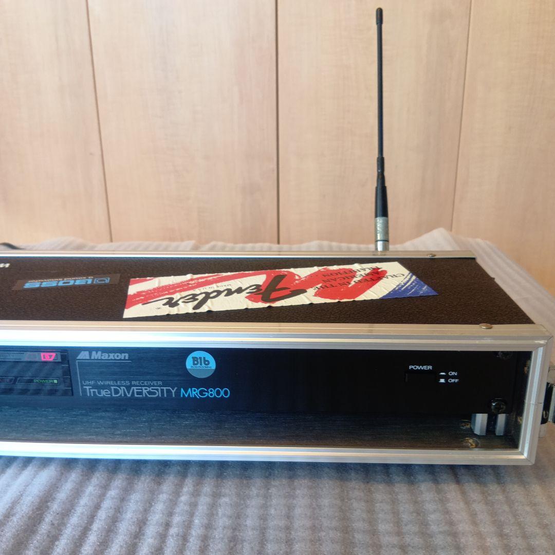 Maxon ワイヤレスシステム MS800 ギター用　　純正ラックケース付き!!