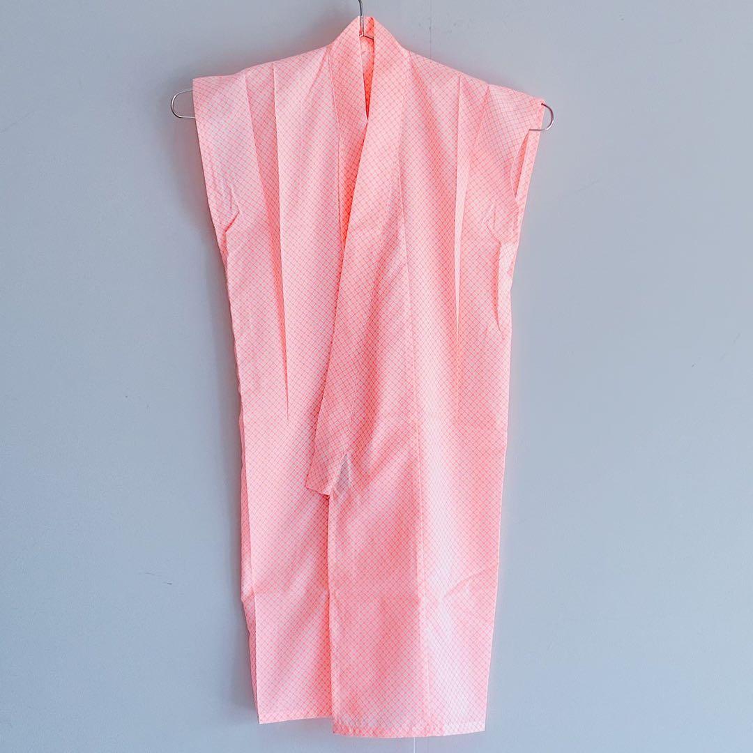 七五三　7歳　女の子　着物フルセット　小物セット　オレンジ　金糸　5231