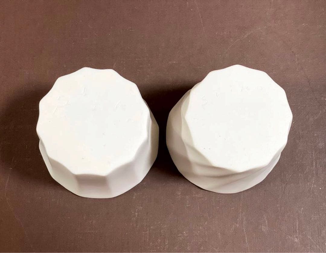 若杉聖子 白磁器 人気作家陶芸家 お猪口 小鉢 蕎麦猪口ペア レア未使用