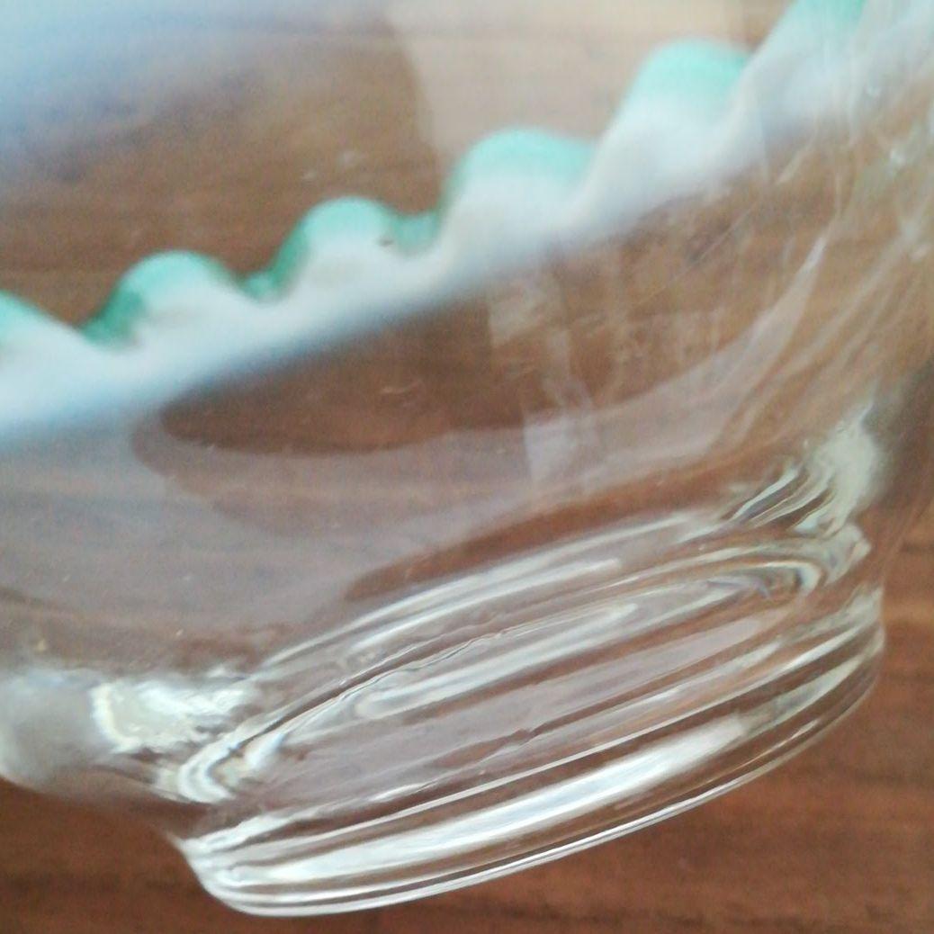 氷コップ 吹きガラス 小鉢 フリルガラス