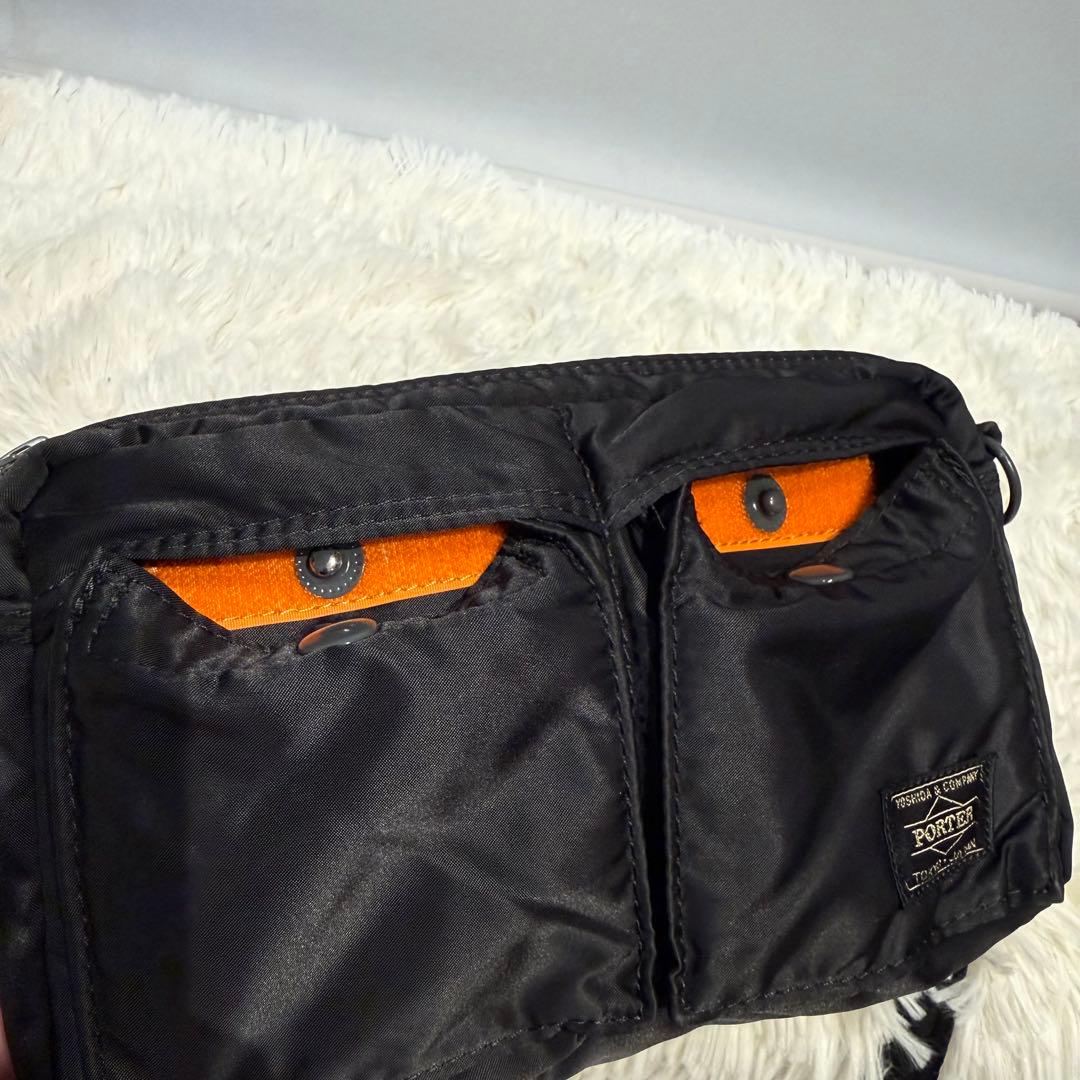 レア【美品】 PORTER ポーター　タンカー ミニショルダーバッグ ブラック
