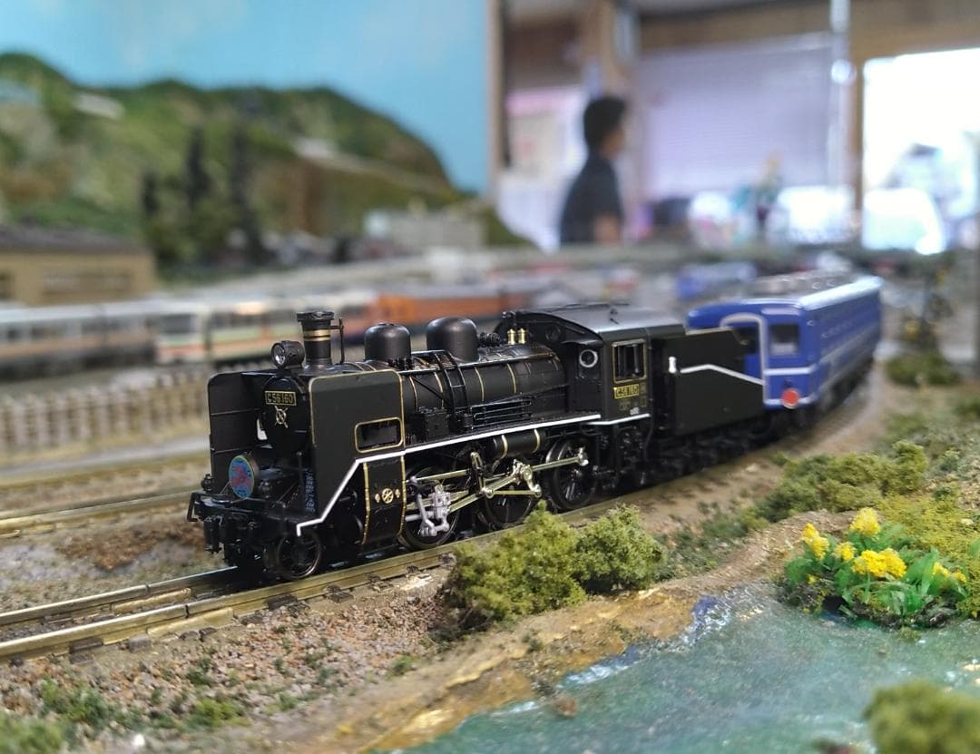 SL北びわこ号 KATO C56 160 ＋ 12系客車
