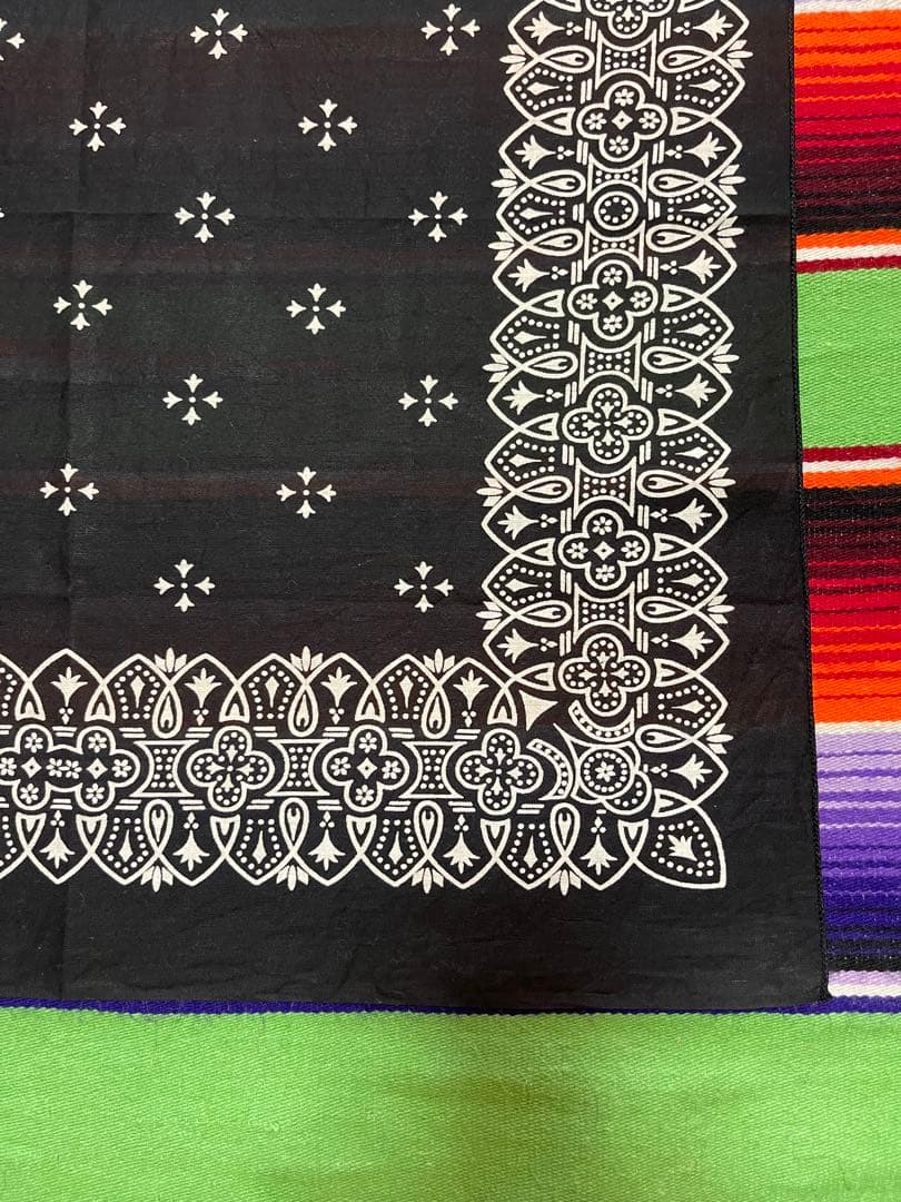 【カワカミ 】⑧⓪⑥70s USA製 バンダナ WAMCRAFT アイアン