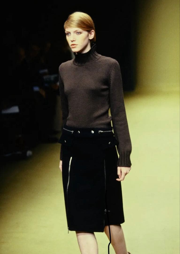 90s miu miu ミュウミュウ 99aw アーカイブ スカート 白タグ