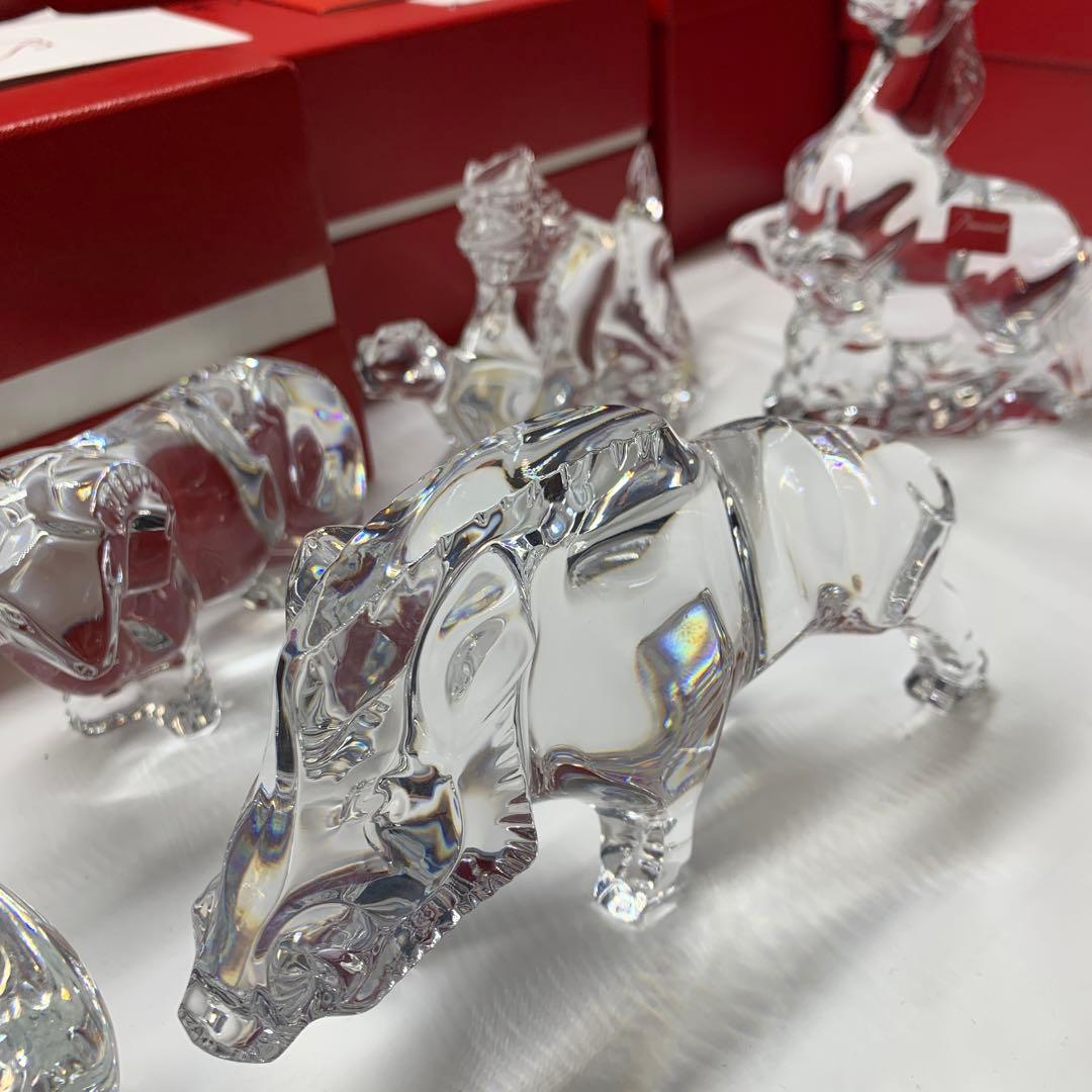 超美品 バカラ 十二支セット クリスタルガラス 干支の置物 12点セット