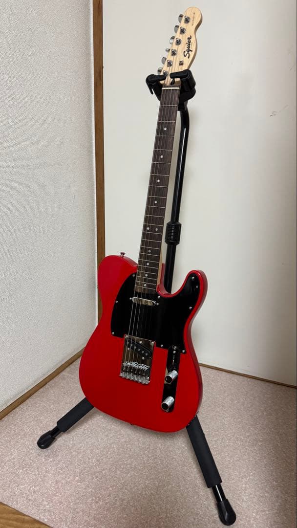 エレキギター レッド ソリッドボディ 本体のみ