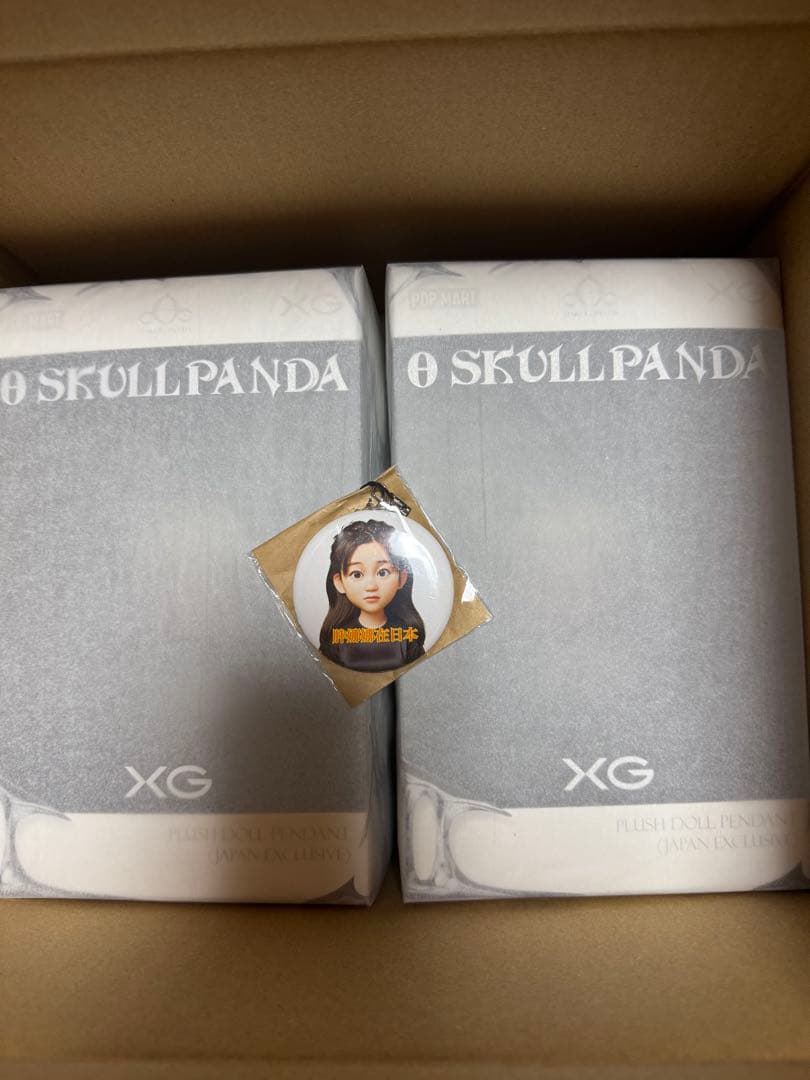 SKULLPANDA グレー ぬいぐるみ 本体