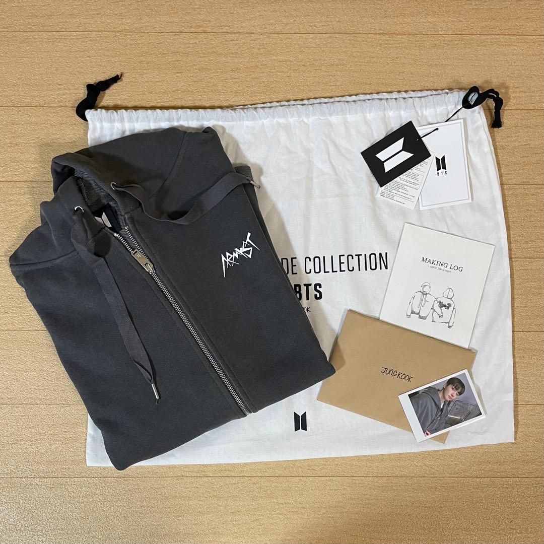BTSパーカー 公式 ジョングク フーディ L アーティストメイド