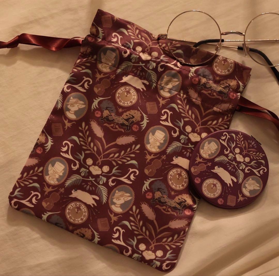 Donguri Closet限定 耳をすませば 巾着＆ダブルコンパクトミラー