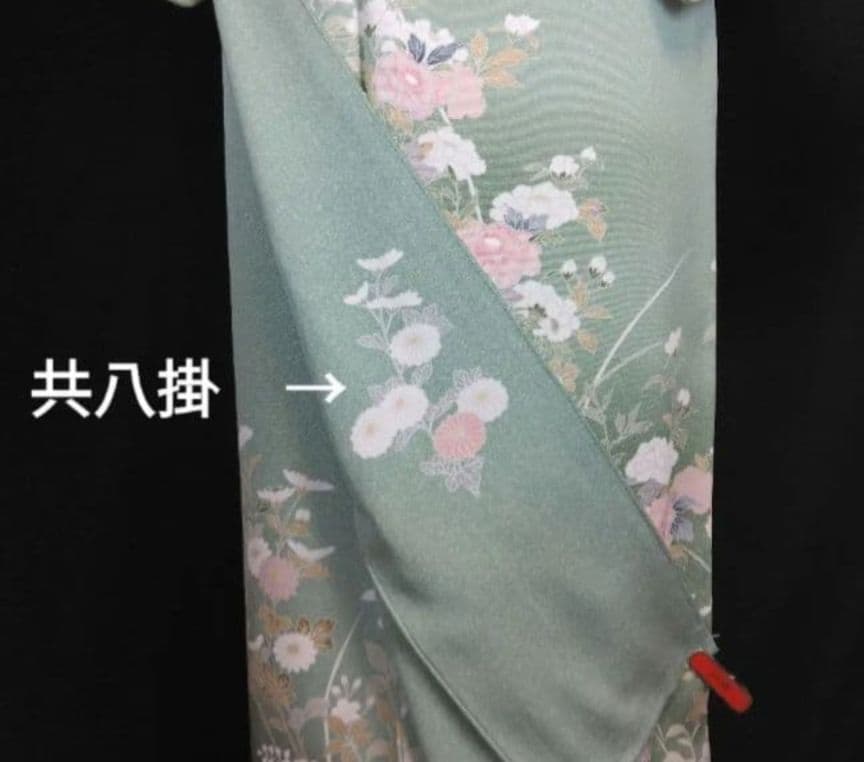 NO384 売約済み 躾付き 友禅正絹 訪問着フルセット 正絹長襦袢付き