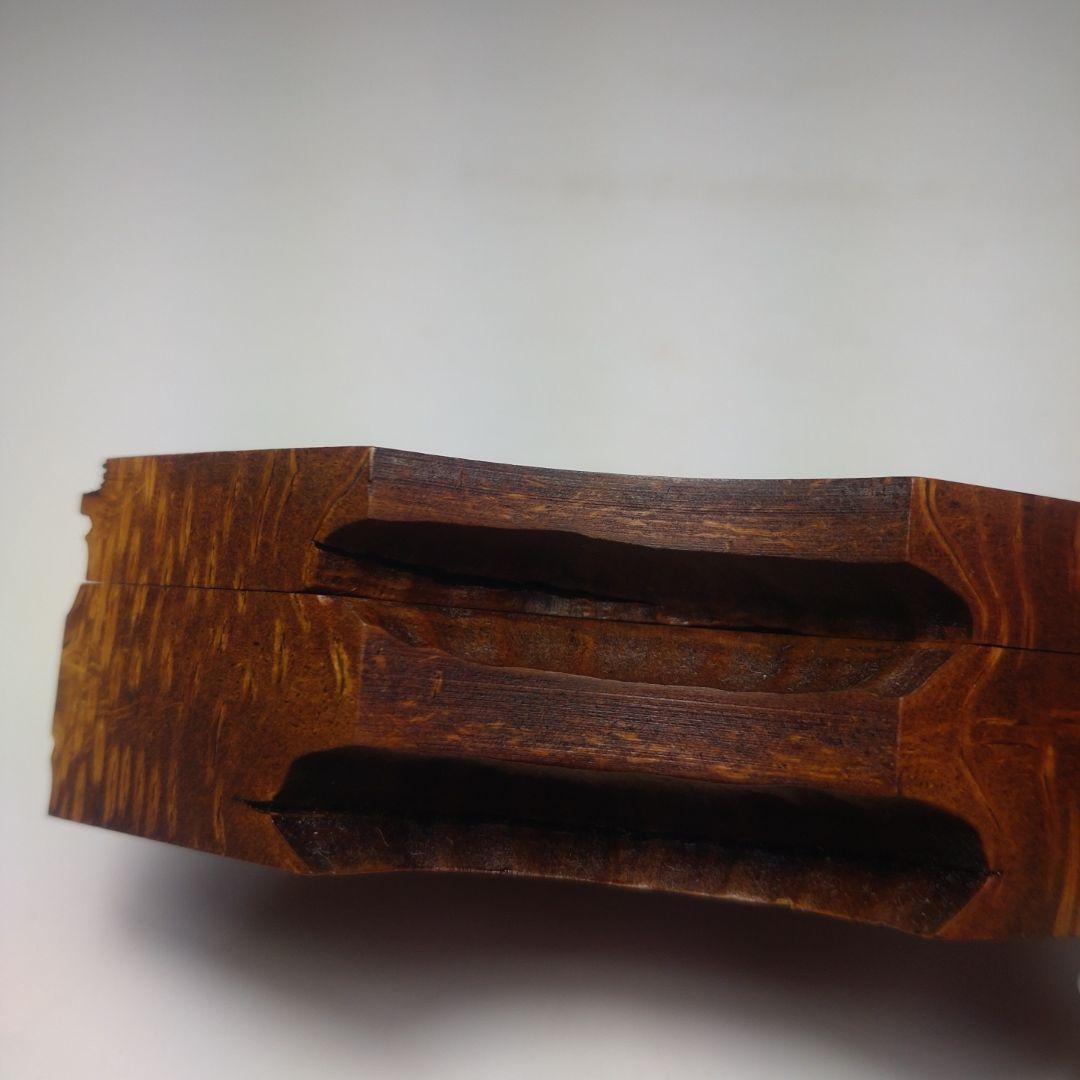 イ120 香合『海野宗泰作』『竹根蒔絵扇面香合』『大徳寺　福本積應　極箱』茶道具