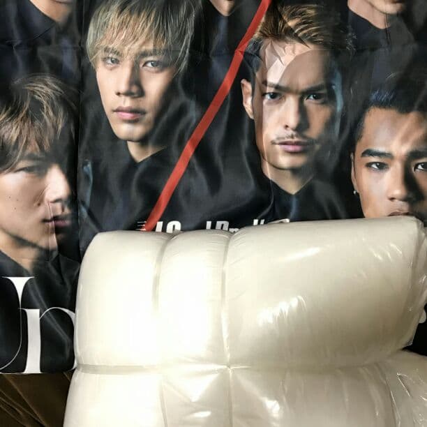 三代目J Soul Brothers 巨大クッション 縦850×横850 タレントグッズ