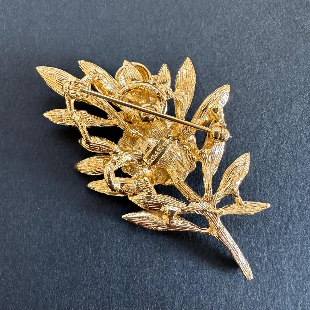 TRIFARI トリファリ ブローチ 青い鳥 しあわせの青い鳥 米国 ブルー