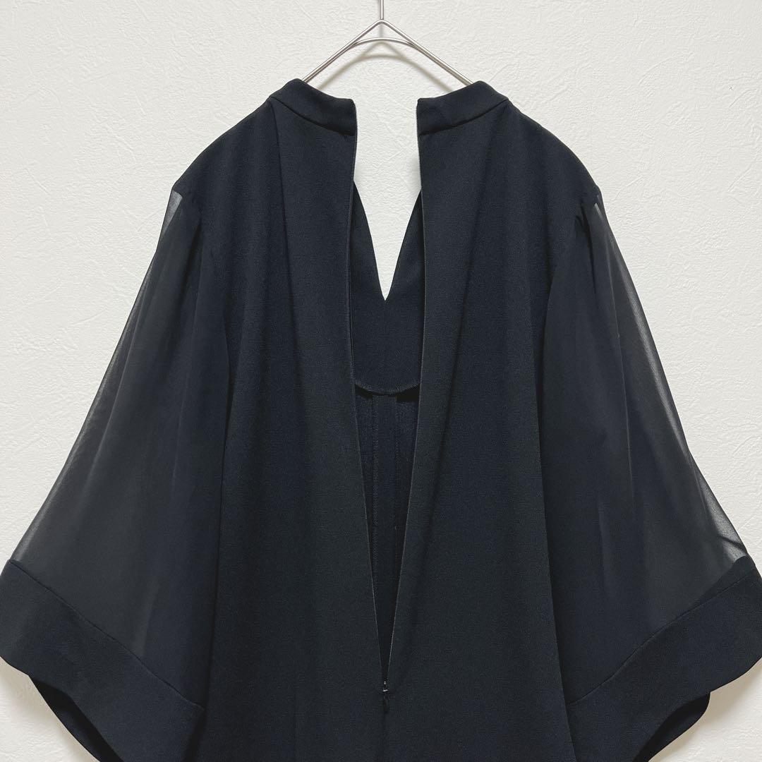 【resilレジル】シアースリーブジャンプスーツ/試着のみ美品/パンツドレス