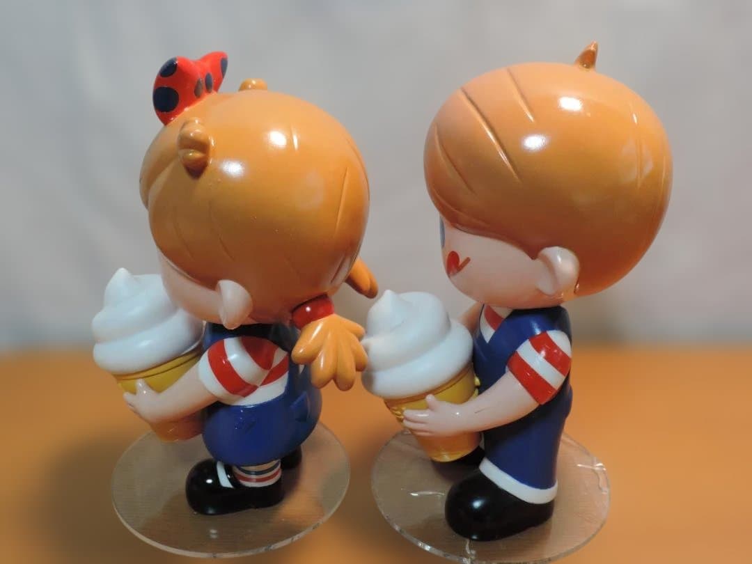 ニッセイ ニックン＆セイチャン 店頭用 ソフビ フィギュア 非売品　377K☆