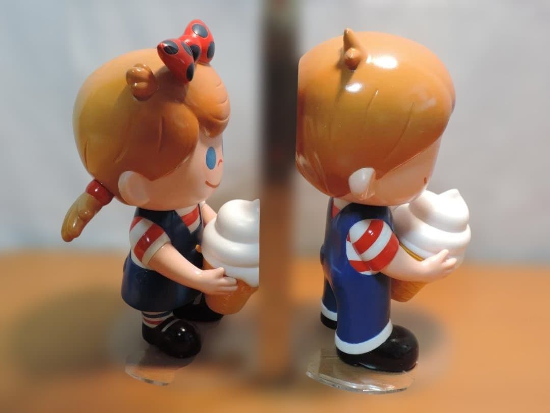 ニッセイ ニックン＆セイチャン 店頭用 ソフビ フィギュア 非売品　377K☆