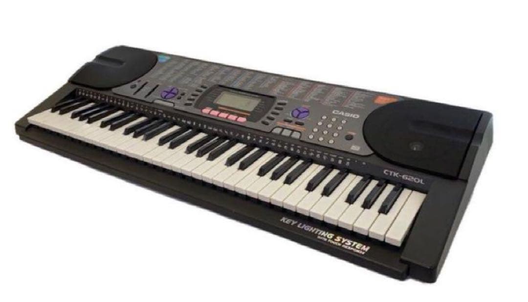 CASIO CTK-620L 電子ピアノ カシオトーンキーボード - メルカリ