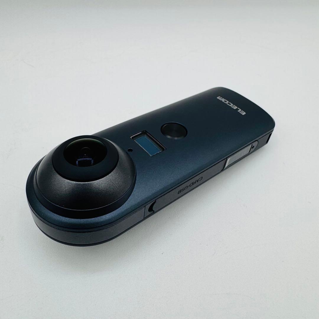 【極美品】ELECOM OCAM-VRW01BK [360°カメラ4K]