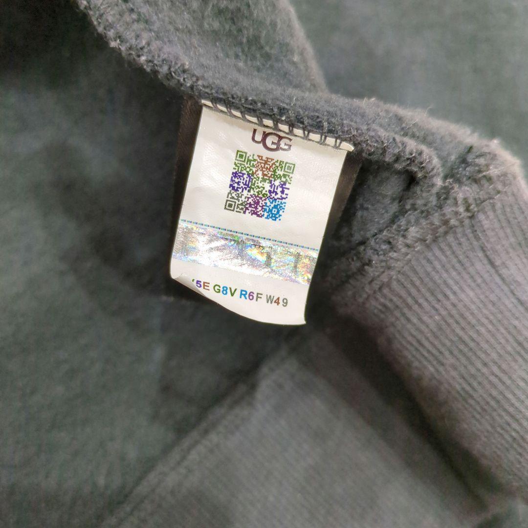 UGG アグ 裏起毛パーカー ブラック メンズ L 匿名配送