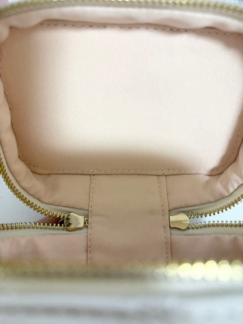 Darichキルティングスクエアミニバッグ バニティ アイボリー