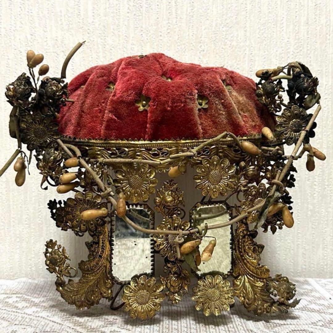 フランスアンティーク19世紀グローブドマリエ台座