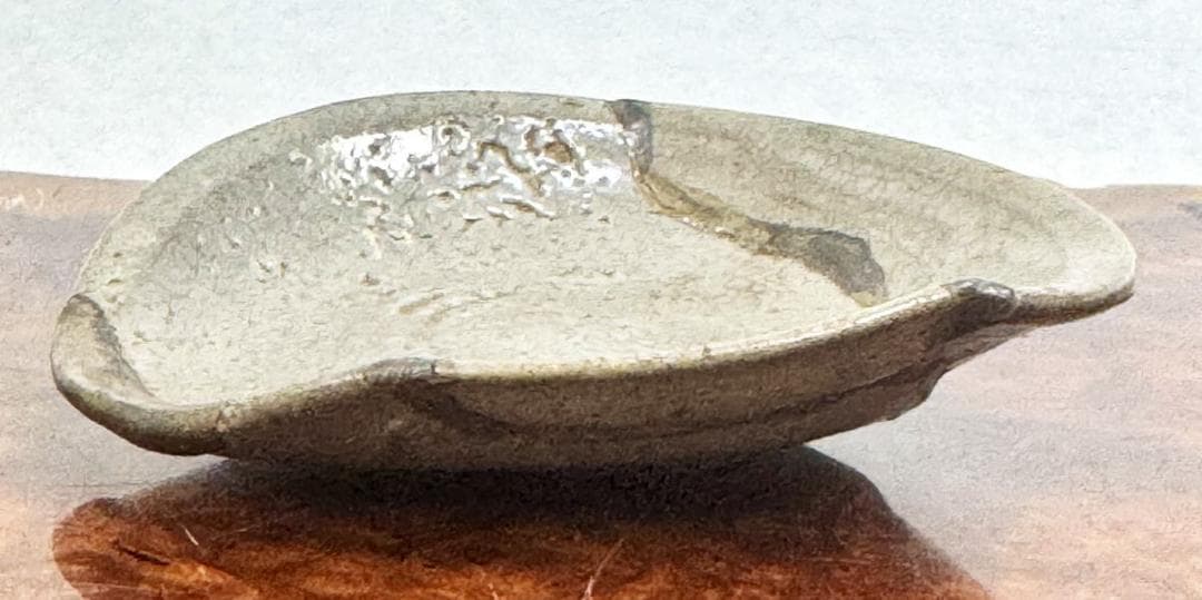 桃山時代 古唐津皿 発掘品 古茶碗 ウブ品 入手困難 骨董 時代物WWTT390