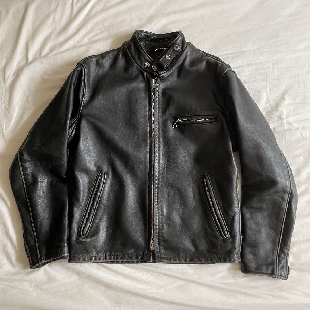 schott【40】641米国製牛革ジャン