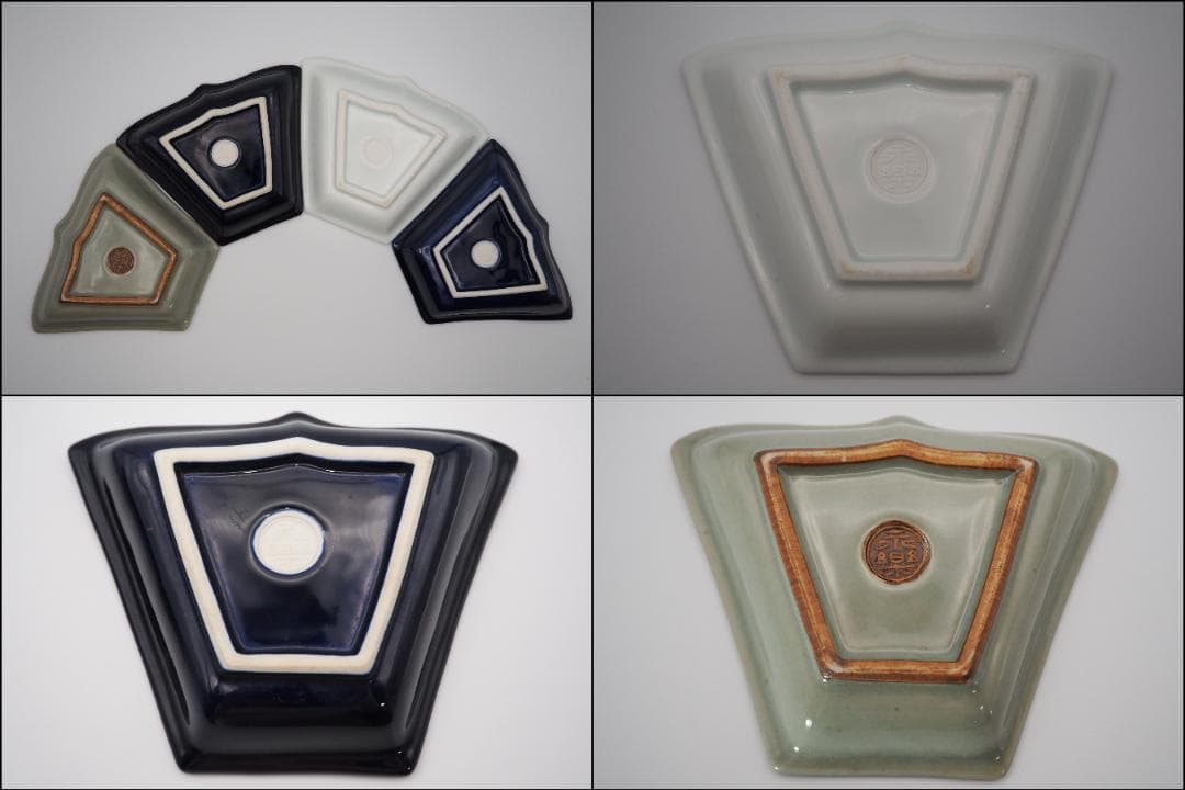 15代永楽善五郎 正全作 オードブル皿 八卦皿 初代 鈴木表朔