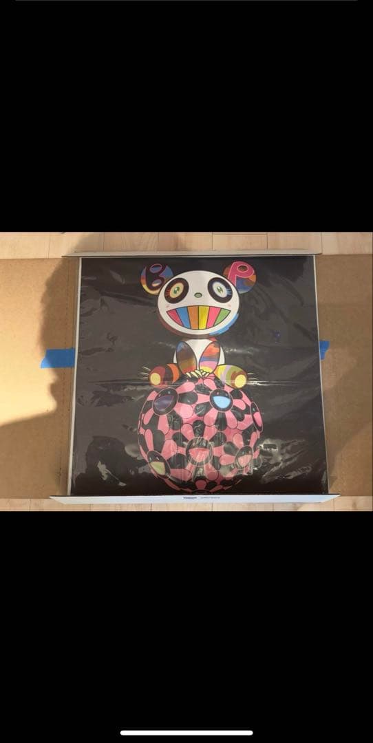 新品未開封!!村上隆 BLACK PINK パンダ コラボ ポスター 限定
