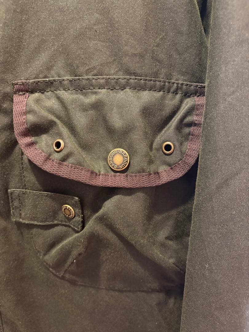 Barbour Field Wax Parka M / 海外モデル / 美品