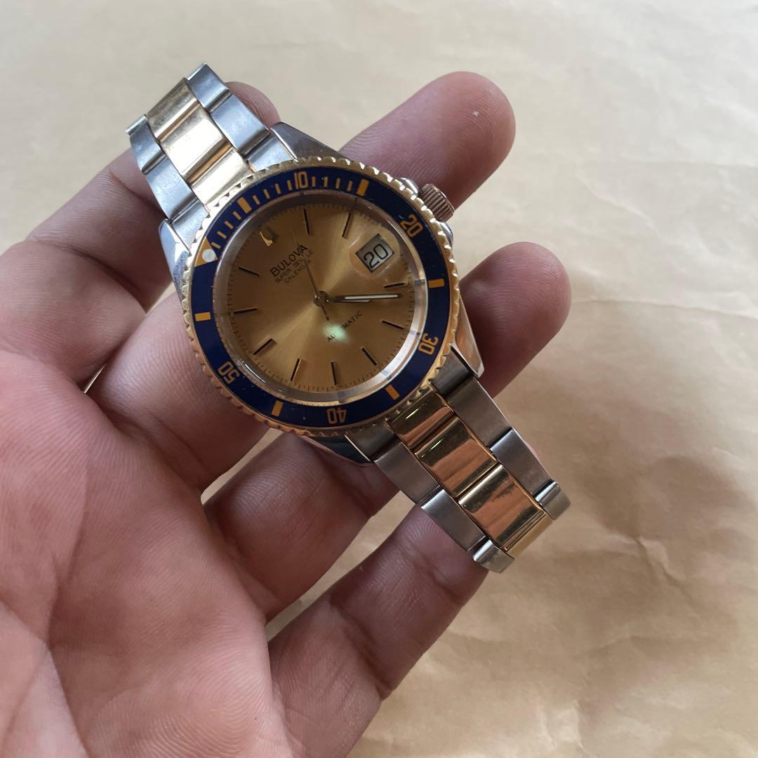 キ*ス様 中古メンズ ブローバ BULOVA ブランド 自動巻き腕時計