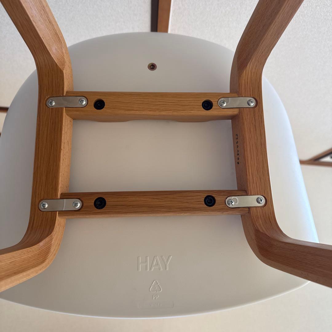 【値下げ中】HAY ヘイ　AAS32LOW WHITE 　ハイチェア