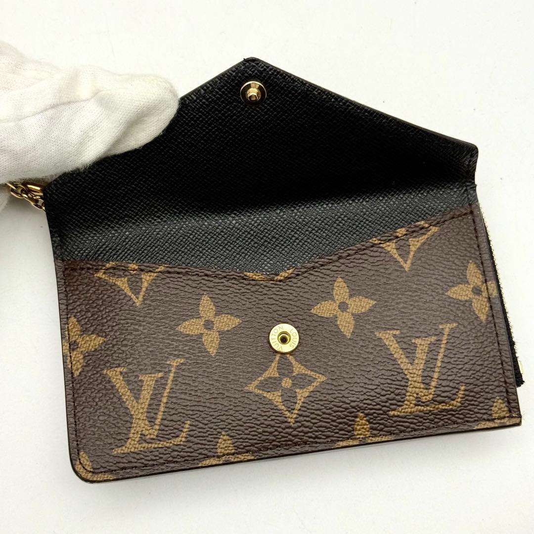 【新品近い】ルイヴィトン モノグラム リバース ポルトカルト ヴェルソ