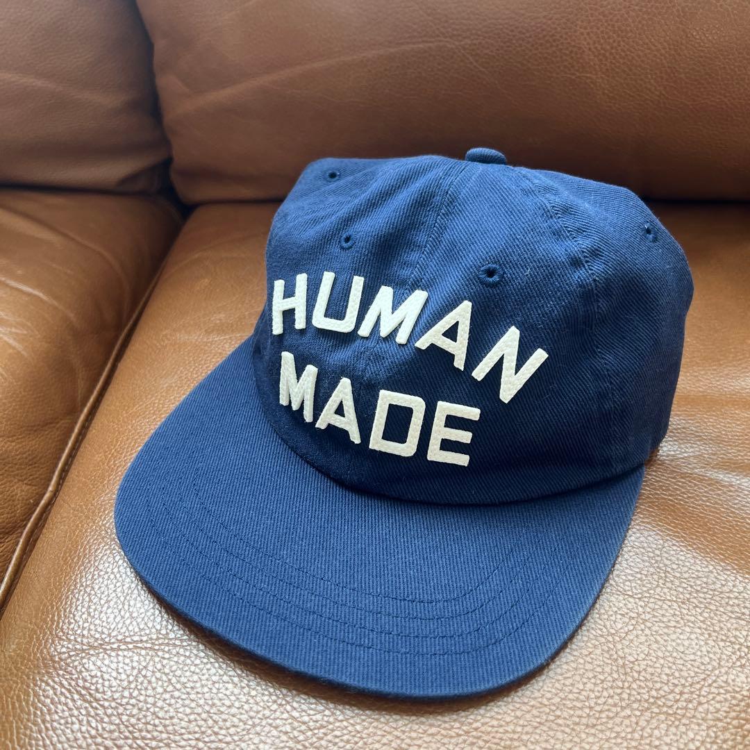 HUMAN MADE 23AW アーチロゴ 6パネル キャップ ネイビー - メルカリ