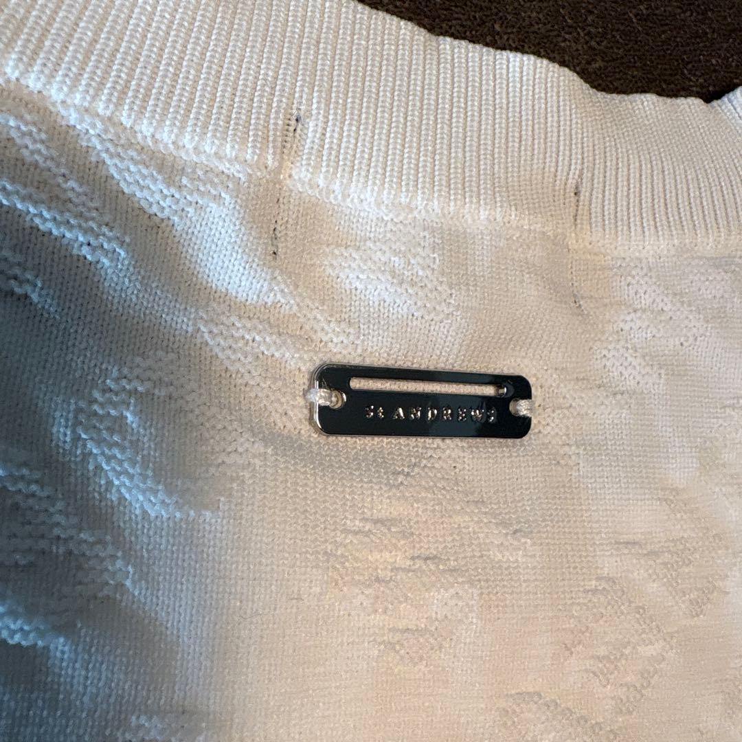 セントアンドリュース　白ニット春秋用　美品‼️