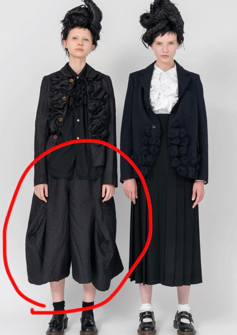 コムコム ポリ縮 ラメショーツ 21ss