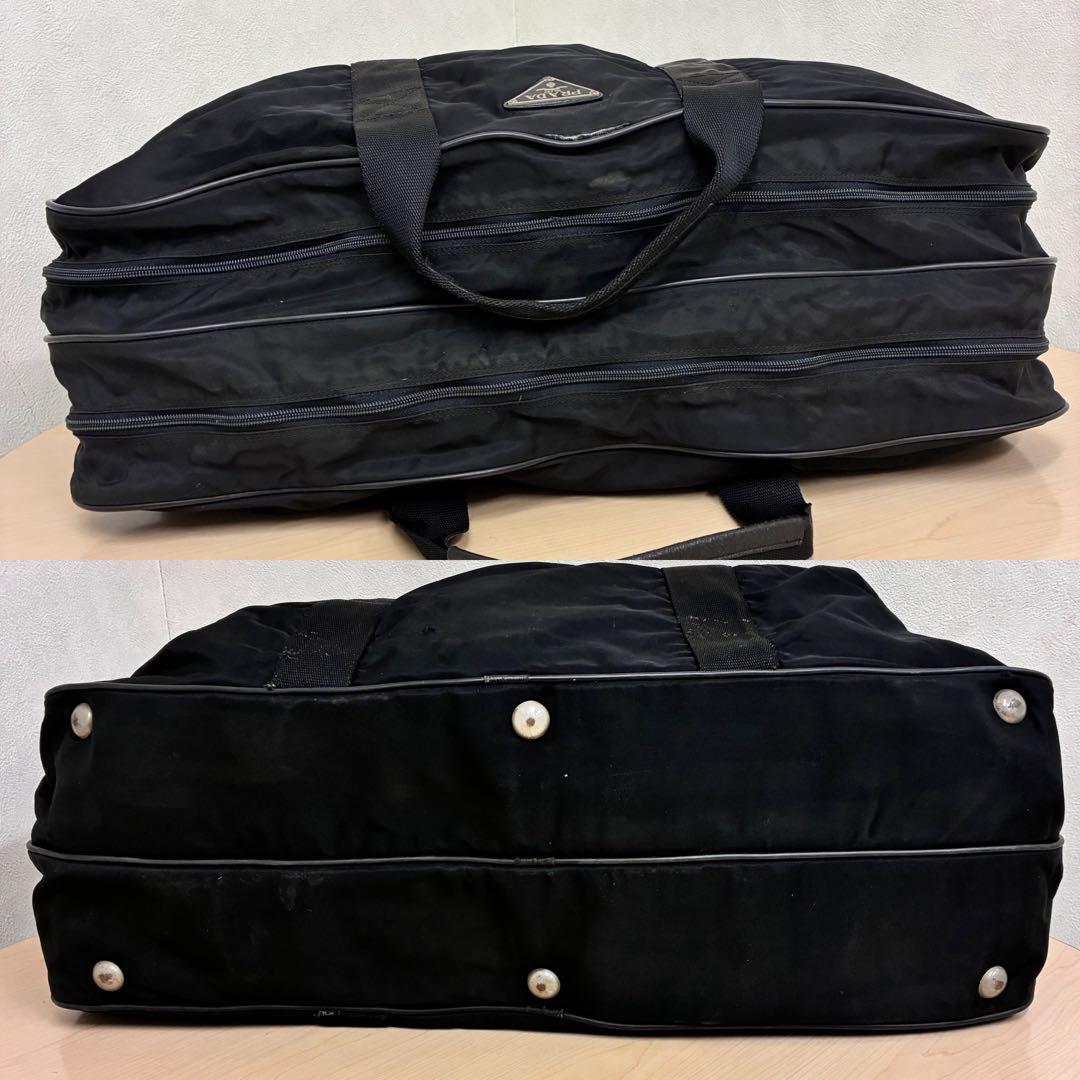 PRADA プラダ ナイロン ボストンバッグ ダッフルバッグ 旅行 出張 2室