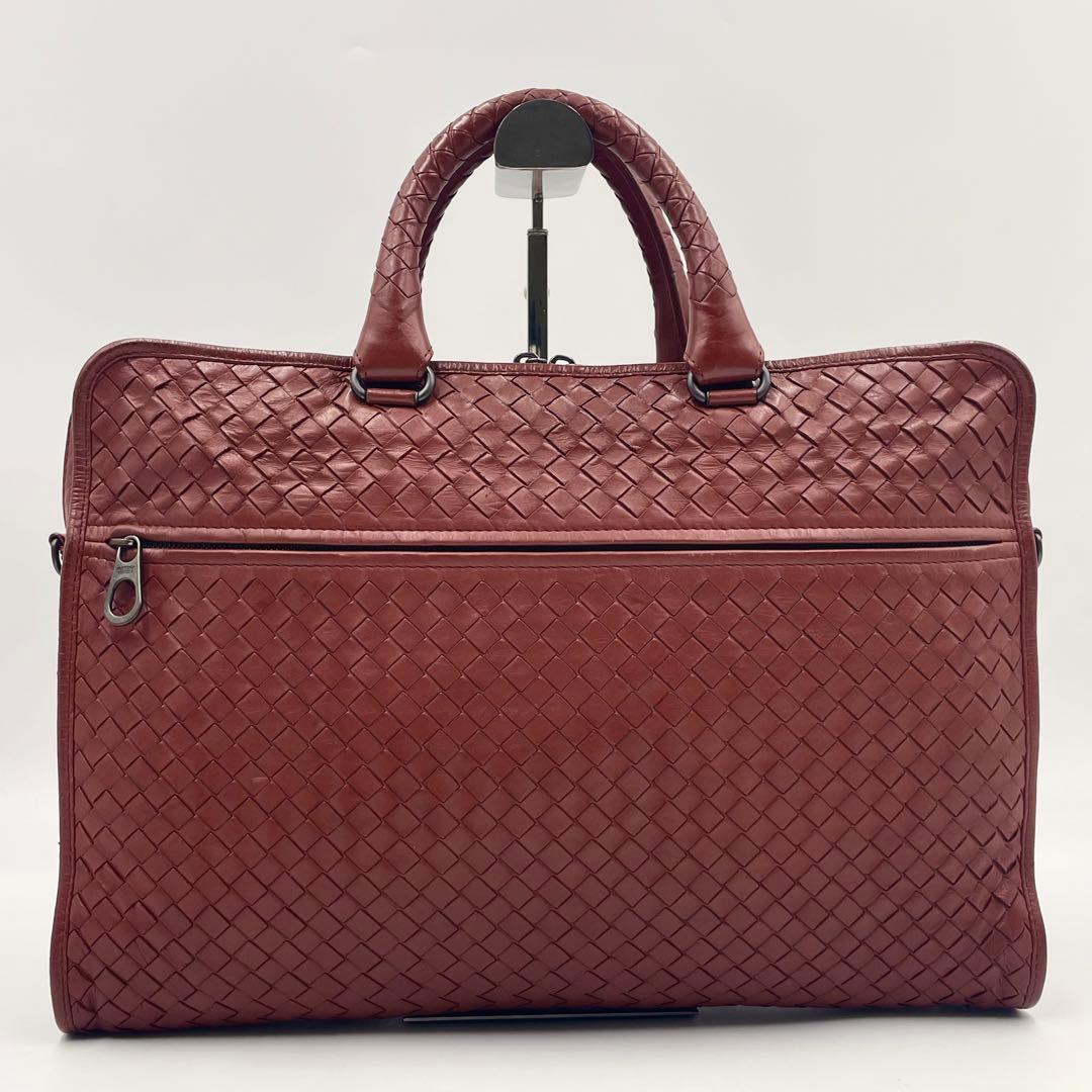 BOTTEGA VENETA イントレチャート 2way ブリーフケース A4可